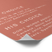 Poster Vibes rétro simples | Vieux Rose Signature Boisson (Coin)