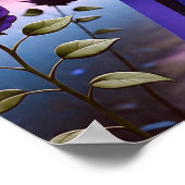 Poster Vibes violettes (Coin)