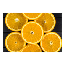 Vibrant Citrus Fruit Photographie Cuisine Mur Art