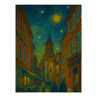 Poster Vibrant City Views 