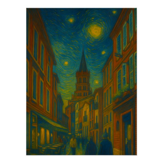 Poster Vibrant City Views  (Devant)