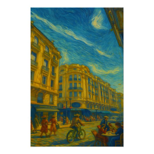 Poster Vibrant City Views (Devant)