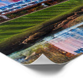 Poster Vibrant Cleveland Ohio Skyline Art Abstrait (Coin)