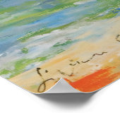 Poster Vibrant Coastal Landscape (Coin)