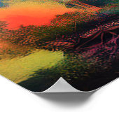 Poster Vibrant Dallas Skyline Graffiti (Coin)