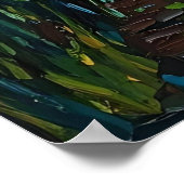 Poster Vibrant Expressionist Sunflower Field Painting (Coin)