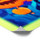 Poster Vibrant Halloween House Art (Coin)