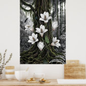 Poster Vibrant Lys Chromatique - Botanique d'Art Fin (Cuisine)