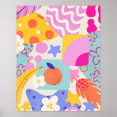 Poster Vibrant Maxi Patchwork (Devant)