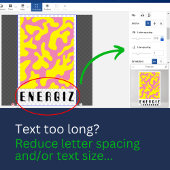 Poster Vibrant minimaliste rétro Motif funky