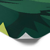 Poster Vibrant Mountain Landscape with Waterfall and Rive (Coin)