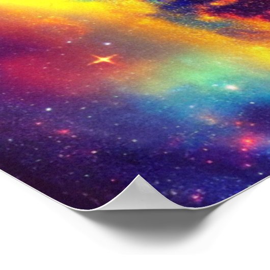 Poster Vibrant Nebula (Coin)