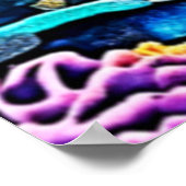 Poster Vibrant Sea Turtle Reef Art (Coin)