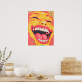 Poster Vibrant sourire (Cuisine)