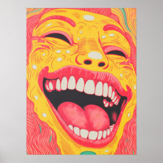 Poster Vibrant sourire