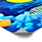 Poster Vibrant Turtle Reef Life (Coin)