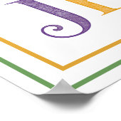 Poster Vibrant Watercolor Love Like Jesus Biblical Quote (Coin)