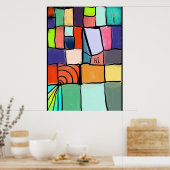 Poster Vibrant Whimsy (Cuisine)