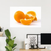 Poster Vibration Des Oranges De Vie (Bureau à domicile)