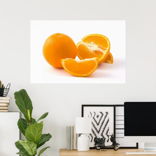Poster Vibration Des Oranges De Vie (Bureau à domicile)