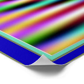 Poster Vibrations colorées (Coin)