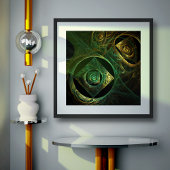 Poster Vibrations magiques Art Abstrait