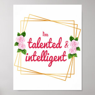 Poster vibrations positives pour la vie et l'amour de soi