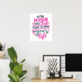 Poster Vibrations Positives - Soyez la Personne que Vous (Bureau à domicile)