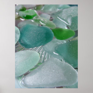 Poster Vibrations vertes