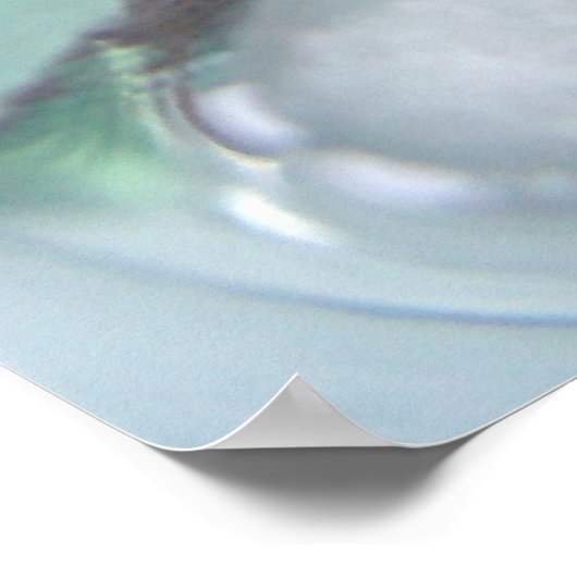 Poster Vibrations vertes (Coin)