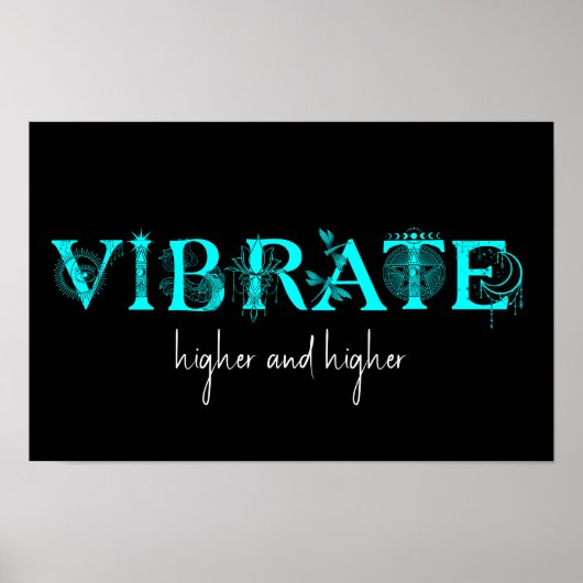 Poster Vibrer plus haut et plus haut Lotus dragonfly lune (Devant)