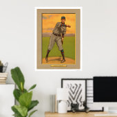 Poster Vic Willis Pirates Cardinals Baseball 1911 (Bureau à domicile)