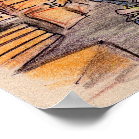 Poster @vicbriggs irkafirka tirage (Coin)