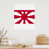 Poster Vice-amiral standard Imperial Japanese Navy, Japon (Cuisine)