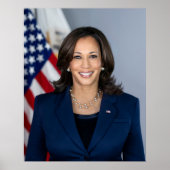 Poster Vice-président Kamala Harris Photo officielle (Devant)