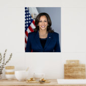 Poster Vice-président Kamala Harris Photo officielle (Cuisine)