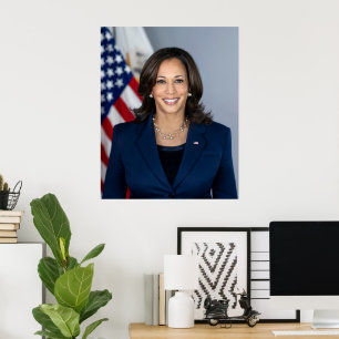 Poster Vice-président Kamala Harris Photo officielle