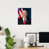 Poster Vice-président Mike Pence (Bureau à domicile)