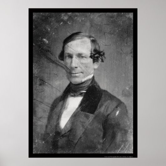 Poster Vice-président William R. King Daguerreotype 1848 (Devant)