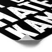 Poster Vice-présidente Vp Même mon chien déteste Kamala H (Coin)