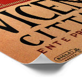 Poster VICENZA Ville de Palladio Architecture Italie Voya (Coin)