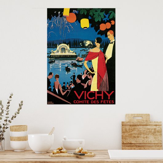Poster Vichy Comite Des Fetes (Cuisine)
