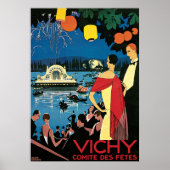 Poster Vichy Comite Des Fetes (Devant)