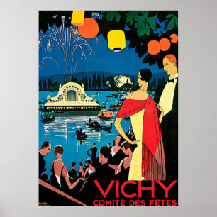Poster Vichy - France - Vintage voyage