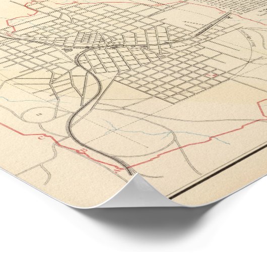 Poster Vicksburg Meridian, Mlle (Coin)