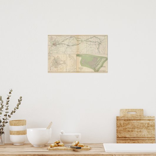 Poster Vicksburg Meridian, Mlle (Cuisine)