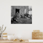 Poster Victimes de la guerre civile, 1864 (Cuisine)