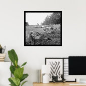 Poster Victimes pendant la bataille de Gettysburg 1863 (Bureau à domicile)