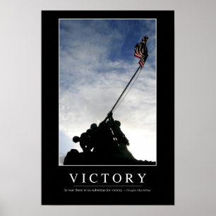 Poster Victoire : Citation inspirante
