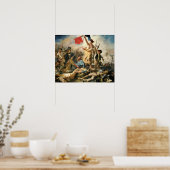 Poster Victoire de Delacroix Lady menant à la victoire (Cuisine)
